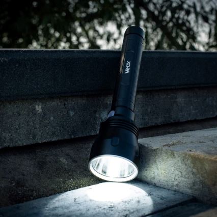 LED Pritemdomas įkraunamas žibintuvėlis LED/20W/5V IPX5 1570 blizgus 8400 mAh