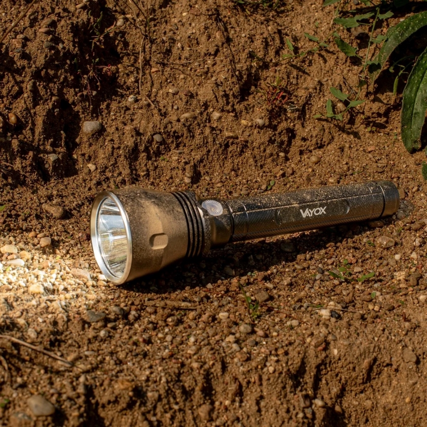 LED Pritemdomas įkraunamas žibintuvėlis LED/20W/5V IPX5 1570 blizgus 8400 mAh