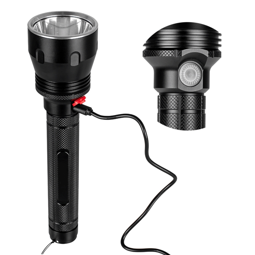LED Pritemdomas įkraunamas žibintuvėlis LED/20W/5V IPX5 1570 blizgus 8400 mAh
