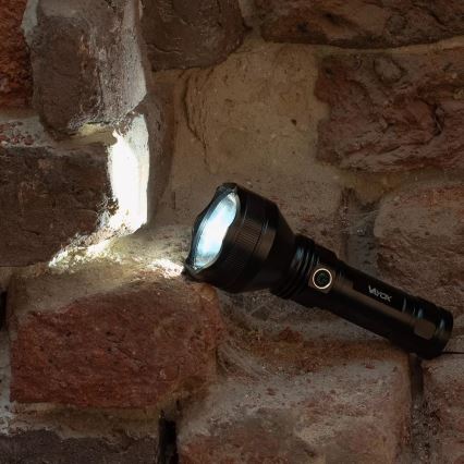 LED Pritemdomas įkraunamas žibintuvėlis LED/20W/5V IPX5 1900 blizgus 5000 mAh