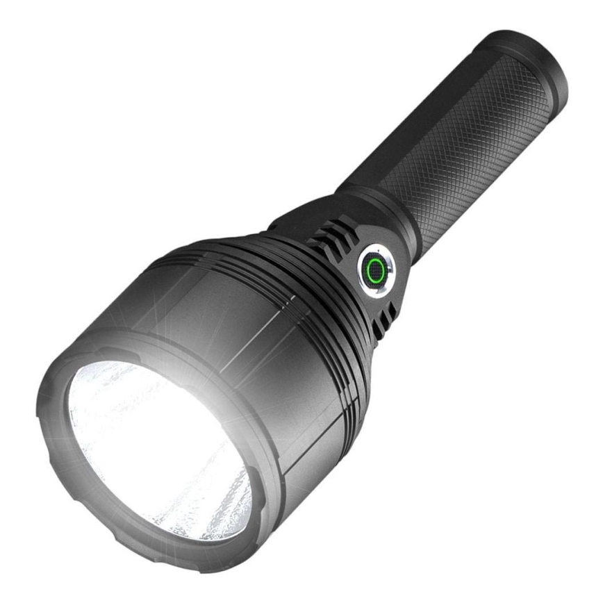 LED Pritemdomas įkraunamas žibintuvėlis LED/30W/5V IPX7 3000 blizgus 4200 mAh