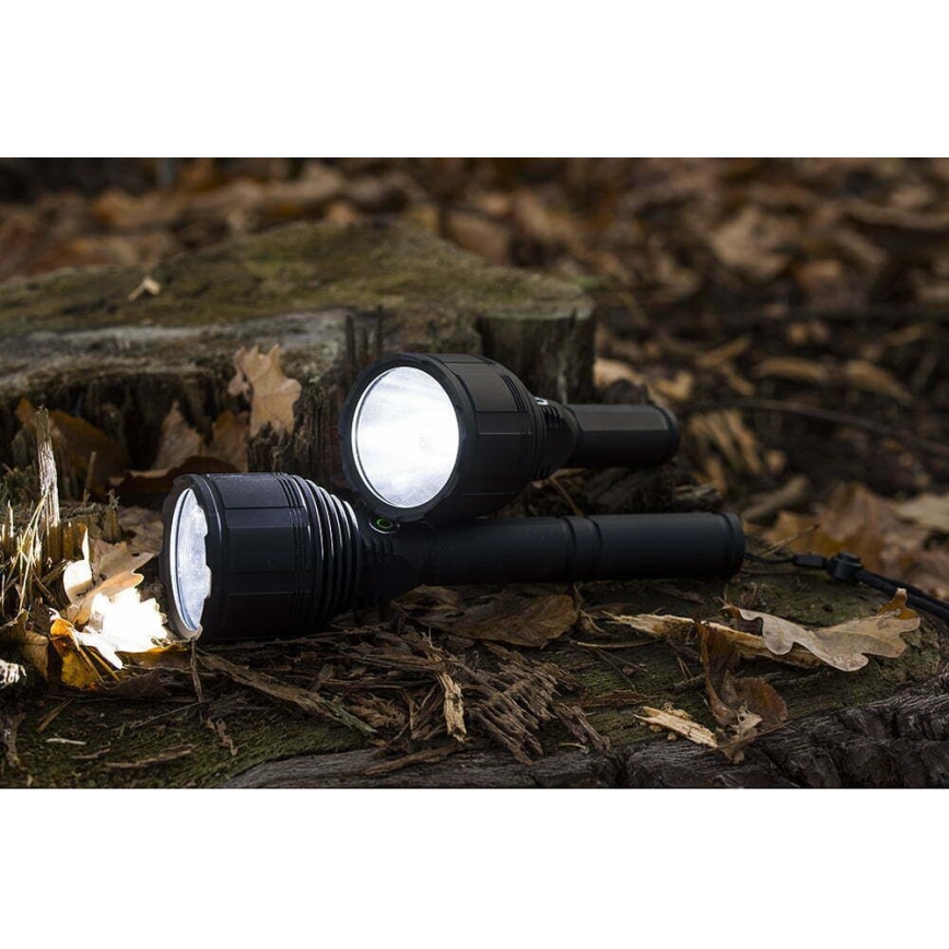LED Pritemdomas įkraunamas žibintuvėlis LED/30W/5V IPX7 3000 blizgus 4200 mAh