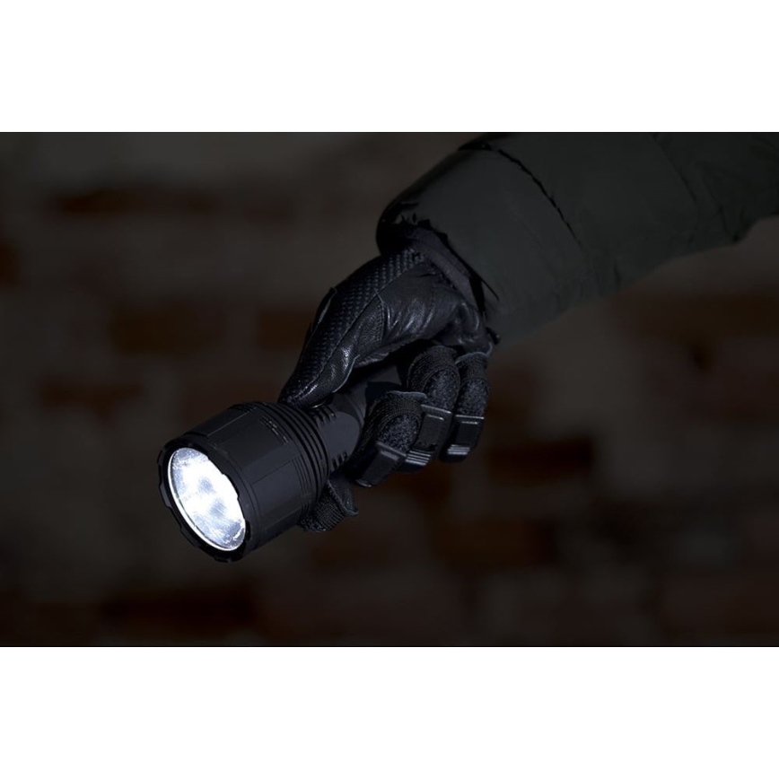 LED Pritemdomas įkraunamas žibintuvėlis LED/30W/5V IPX7 3000 blizgus 4200 mAh