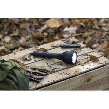 LED Pritemdomas įkraunamas žibintuvėlis LED/30W/5V IPX7 3000 blizgus 8400 mAh