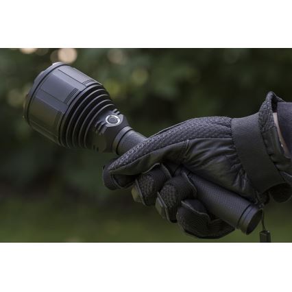 LED Pritemdomas įkraunamas žibintuvėlis LED/30W/5V IPX7 3000 blizgus 8400 mAh