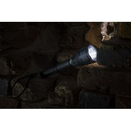 LED Pritemdomas įkraunamas žibintuvėlis LED/30W/5V IPX7 3000 blizgus 8400 mAh