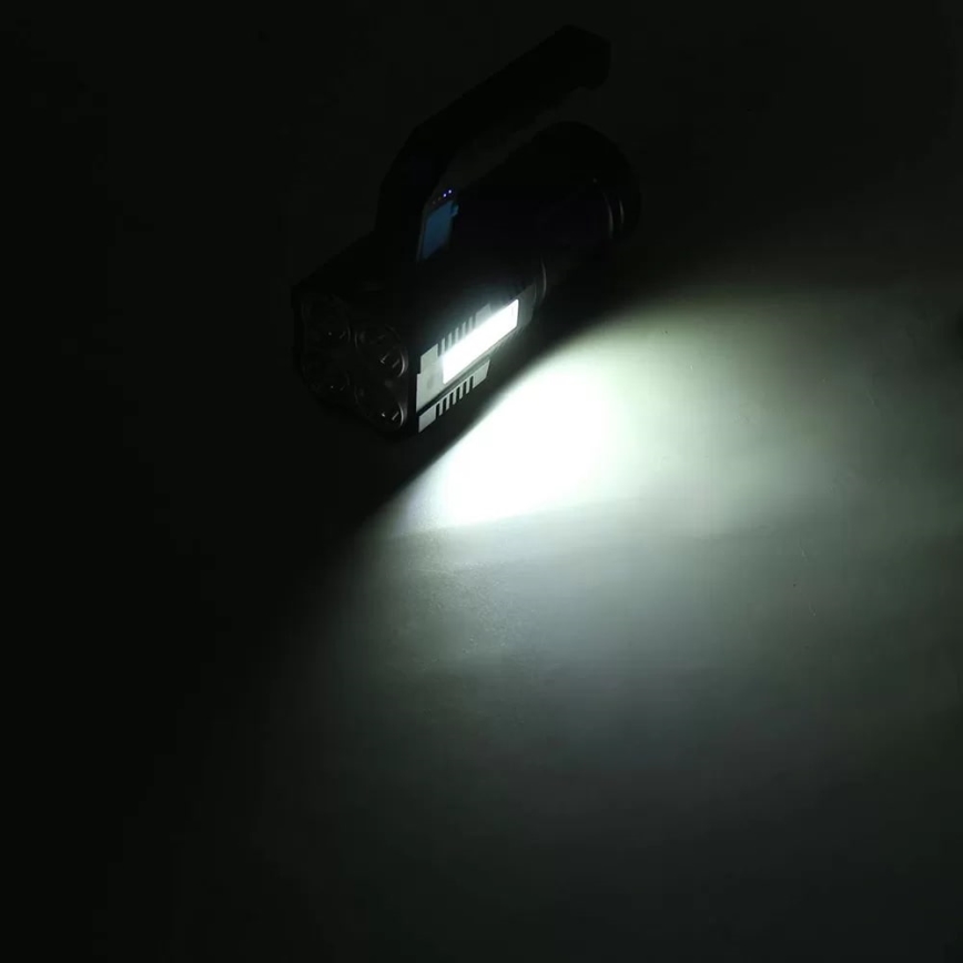 LED Pritemdomas įkraunamas žibintuvėlis LED/5V IPX4 250 blizgus 1200 mAh