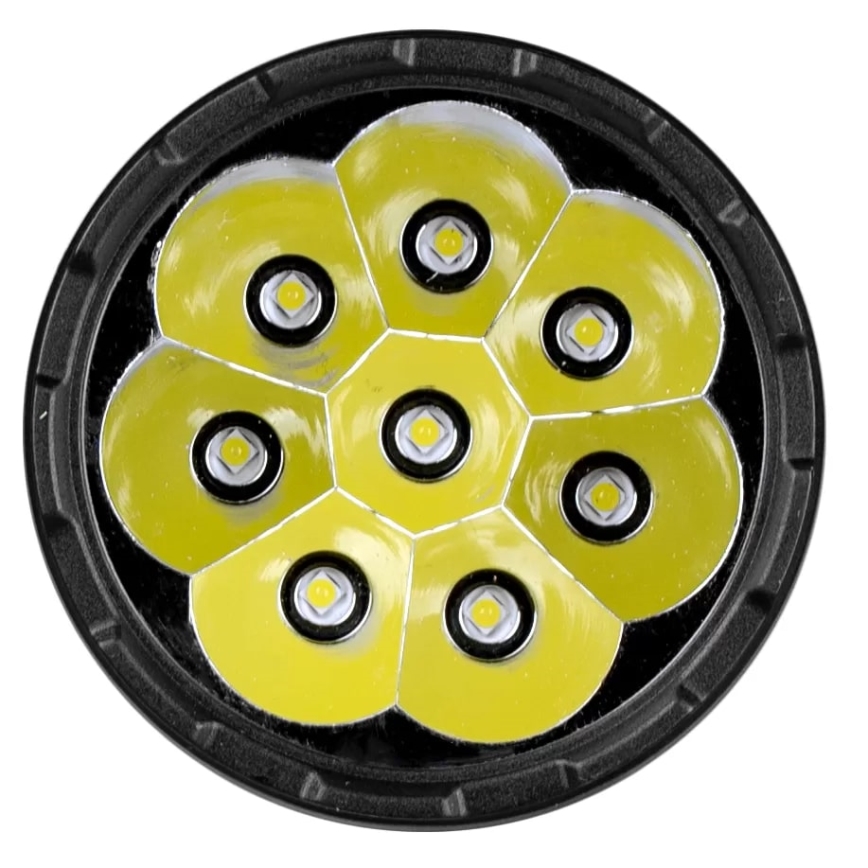LED Pritemdomas įkraunamas žibintuvėlis LED/5V IPX4 600 blizgus 1200 mAh