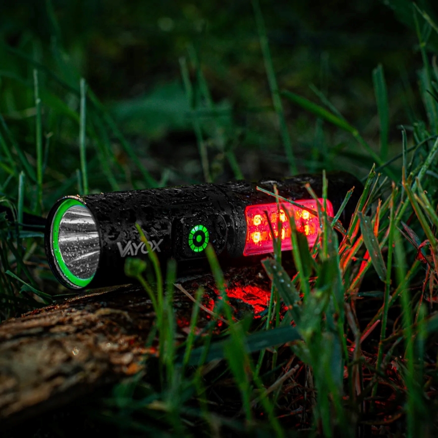 LED Pritemdomas įkraunamas žibintuvėlis su raudonas šviestuvas LED/5W/5V IPX4 250 blizgus 2000 mAh