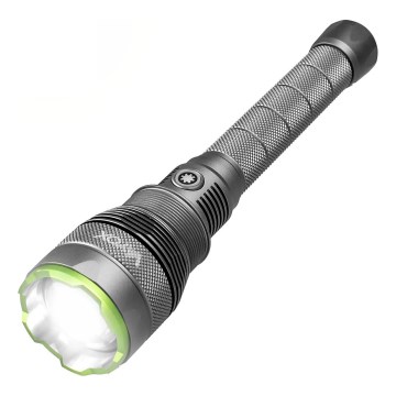 LED Pritemdomas įkraunamas žibintuvėlis su maitinimo bloku funkcija LED/5V IPX7 10000 blizgus 2600 mAh