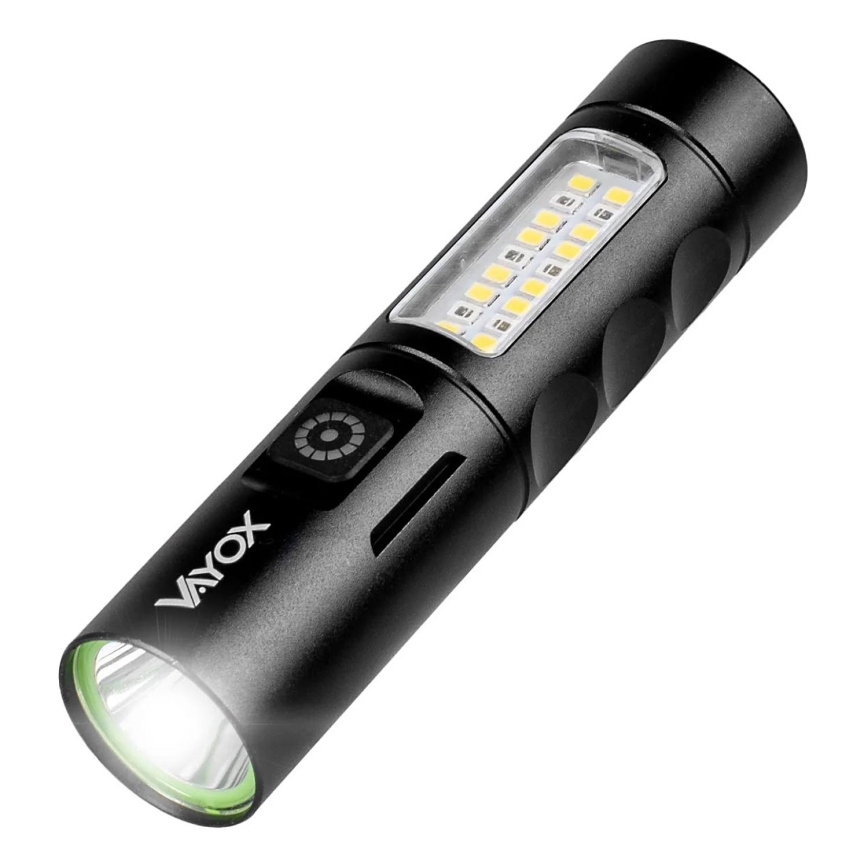 LED Pritemdomas įkraunamas žibintuvėlis su raudonas šviestuvas LED/5W/5V IPX4 250 blizgus 2000 mAh
