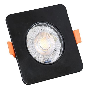 LED pritemdomas įleidžiamas lubinis šviestuvas KENT LED/3/5/7W/230V3000/4000/6000K 9x9 cm juoda
