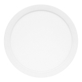 LED pritemdomas įleidžiamas lubinis šviestuvas su jutikliu LEXA LED/6/12/18W/230V 3000/4000/6000K diametras 22,5 cm balta