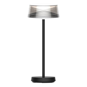 LED Pritemdomas jutiklinis lauko stalinis šviestuvas CASABLANCA LED/3,4W/5V USB 3600 mAh IP44 juoda