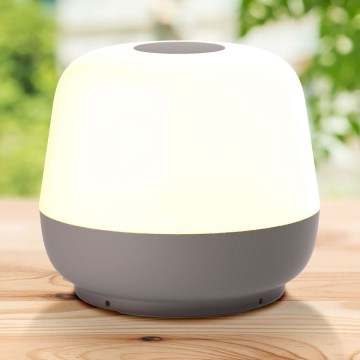 LED Pritemdomas jutiklinis lauko stalinis šviestuvas SAMBA LED/1,2W/5V USB 1200 mAh IP44 pilka