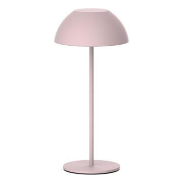 LED Pritemdomas jutiklinis lauko stalinis šviestuvas TANZANIA LED/1,8W/5V USB 1800 mAh IP44 rausva