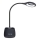 LED Pritemdomas lankstus įkraunamas Stalinis šviestuvas LUSIA LED/5W/5V 3000/4000K 1200 mAh juoda