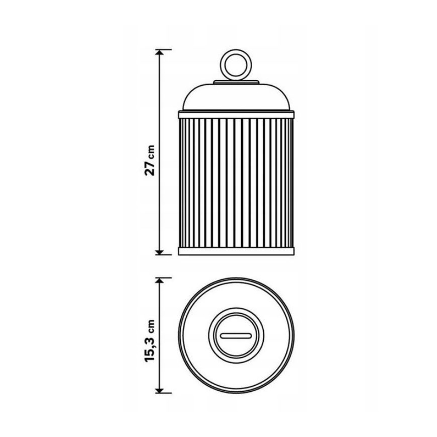 LED Pritemdomas lauko šviestuvas CANARI LED/2W/5V IP44