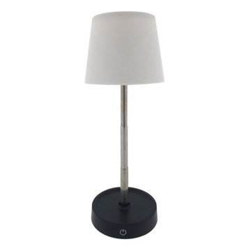 LED pritemdomas, liečiamas stalinis šviestuvas LED/3W/5V USB 800 mAh balta