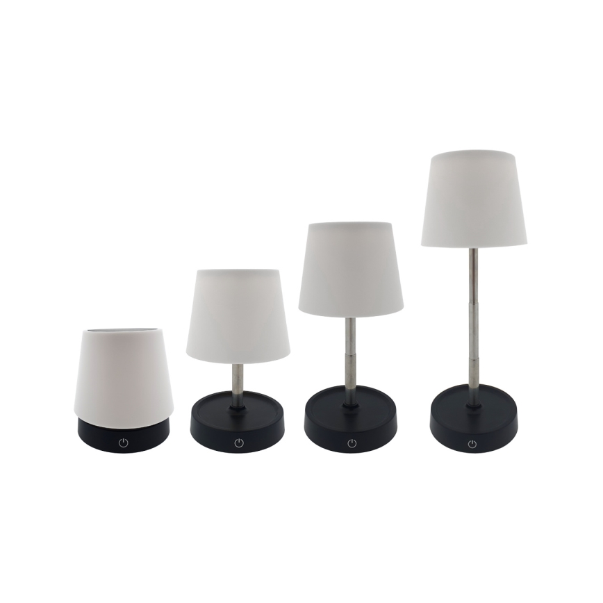 LED pritemdomas, liečiamas stalinis šviestuvas LED/3W/5V USB 800 mAh balta