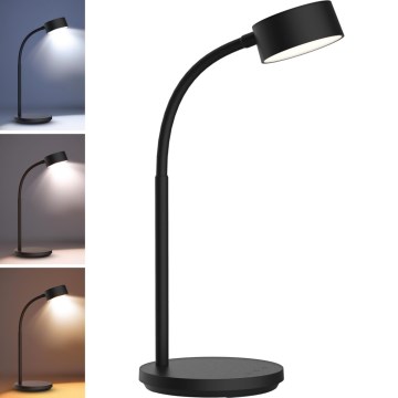 LED pritemdomas, liečiamas stalinis šviestuvas LED/4,5W/5V 3000/4000/6500K juoda