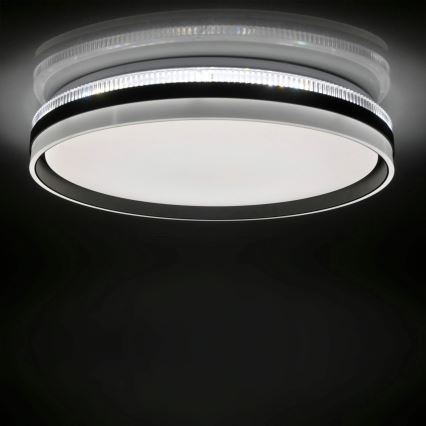 LED pritemdomas lubinis vonios šviestuvas BARBARA LED/72W/230V diametras 48,5 cm 3000-6000K IP44 + nuotolinio valdymo pultas