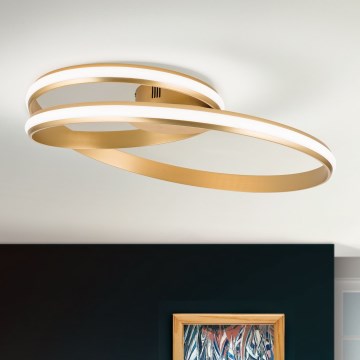 LED Pritemdomas lubinis šviestuvas CIRCUS LED/30W/230V auksas