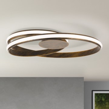 LED Pritemdomas lubinis šviestuvas CIRCUS LED/30W/230V ruda/patina