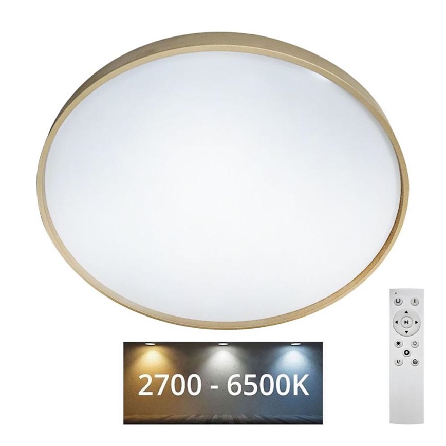 LED Pritemdomas lubinis šviestuvas DRINA LED/36W/230V 2700-6500K diametras 50 cm + nuotolinio valdymo pultas