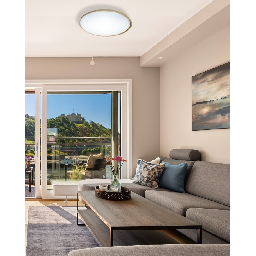 LED Pritemdomas lubinis šviestuvas DRINA LED/36W/230V 2700-6500K diametras 50 cm + nuotolinio valdymo pultas