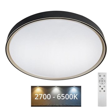 LED Pritemdomas lubinis šviestuvas EBRO LED/36W/230V 2700-6500K diametras 50 cm + nuotolinio valdymo pultas