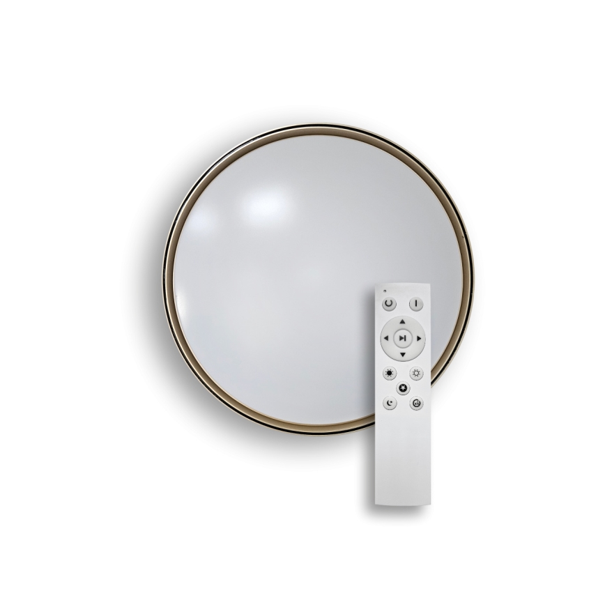 LED Pritemdomas lubinis šviestuvas EBRO LED/36W/230V 2700-6500K diametras 50 cm + nuotolinio valdymo pultas