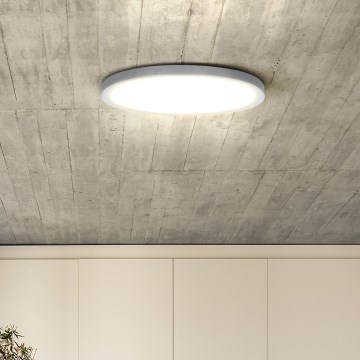 LED Pritemdomas lubinis šviestuvas ESTELA LED/36W/230V diametras 30 cm balta + nuotolinio valdymo pultas