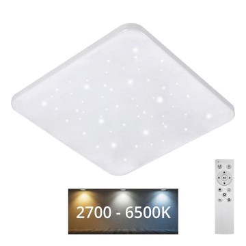 LED Pritemdomas lubinis šviestuvas FLORA LED/60W/230V 2700-6500K 53x53 cm + nuotolinio valdymo pultas