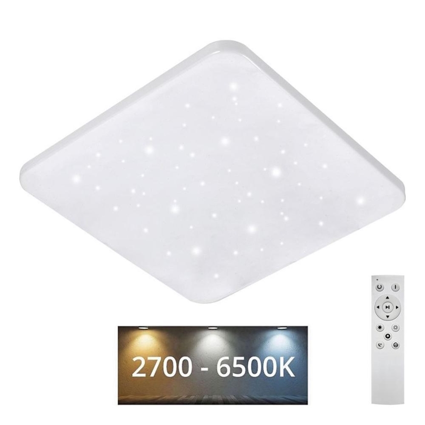 LED Pritemdomas lubinis šviestuvas FLORA LED/60W/230V 2700-6500K 53x53 cm + nuotolinio valdymo pultas