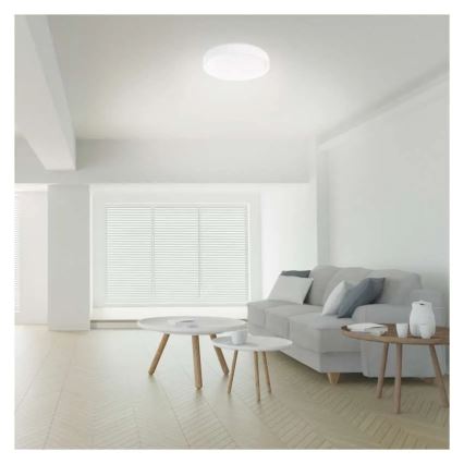 LED Pritemdomas lubinis šviestuvas GoSmart LED/45W/230V diametras 50 cm 2700-6500K Wi-Fi Tuya + nuotolinio valdymo pultas