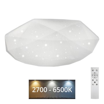 LED Pritemdomas lubinis šviestuvas INDUS LED/60W/230V 2700-6500K diametras 58 cm + nuotolinio valdymo pultas