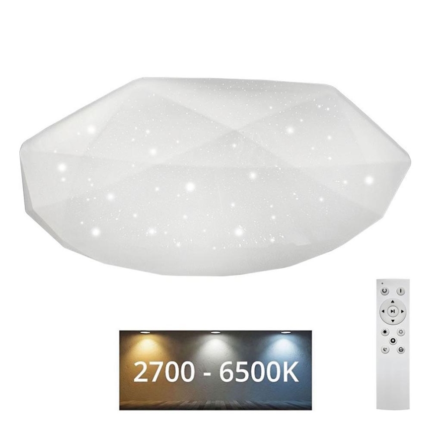 LED Pritemdomas lubinis šviestuvas INDUS LED/60W/230V 2700-6500K diametras 58 cm + nuotolinio valdymo pultas