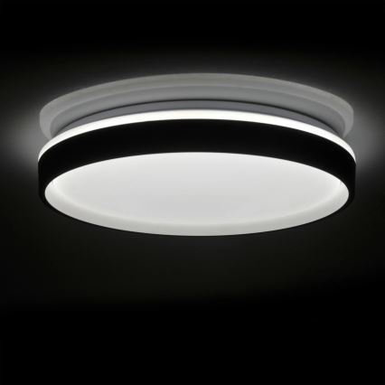 LED pritemdomas lubinis vonios šviestuvas JADWIGA LED/42W/230V diametras 38,5 cm 3000-6000K IP44 + nuotolinio valdymo pultas