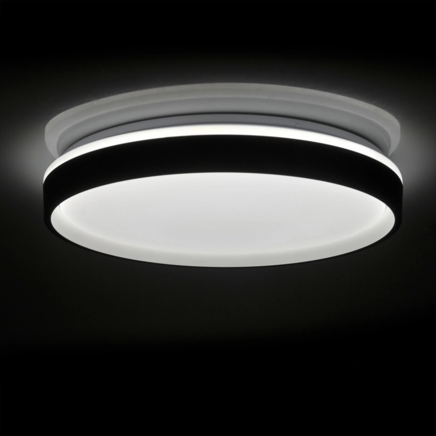 LED pritemdomas lubinis vonios šviestuvas JADWIGA LED/42W/230V diametras 38,5 cm 3000-6000K IP44 + nuotolinio valdymo pultas