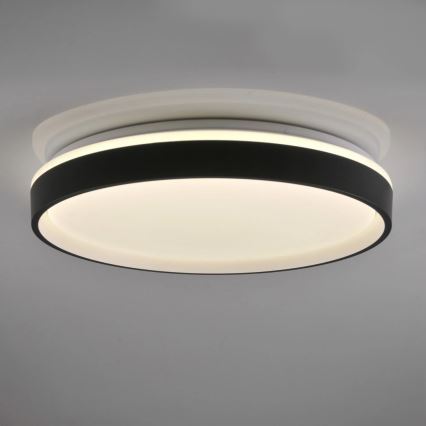 LED pritemdomas lubinis vonios šviestuvas JADWIGA LED/42W/230V diametras 38,5 cm 3000-6000K IP44 + nuotolinio valdymo pultas