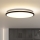 LED Pritemdomas lubinis šviestuvas JAMIL LED/48W/230V 3000-6500K juoda + nuotolinio valdymo pultas
