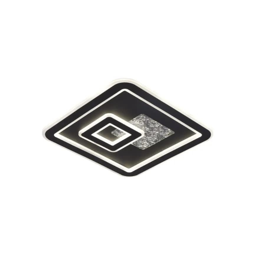 LED Pritemdomas lubinis šviestuvas LED/110W/230V 3000-6500K juoda + nuotolinio valdymo pultas