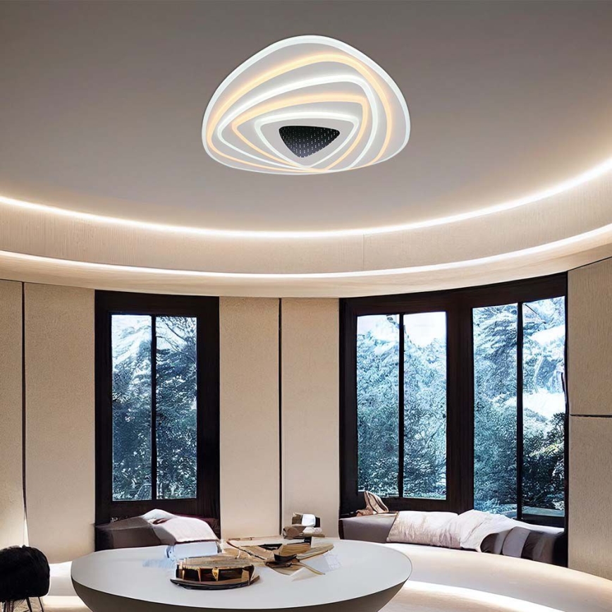 LED Pritemdomas lubinis šviestuvas LED/120W/230V 3000-6500K + nuotolinio valdymo pultas