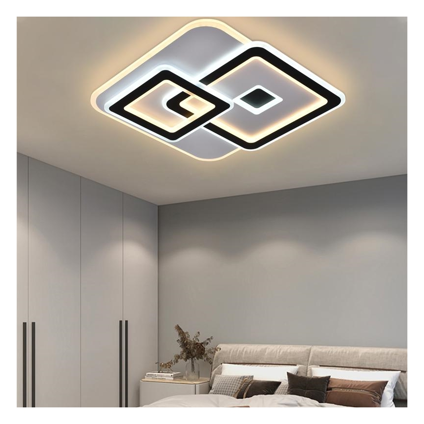 LED Pritemdomas lubinis šviestuvas LED/145W/230V 3000-6500K + nuotolinio valdymo pultas