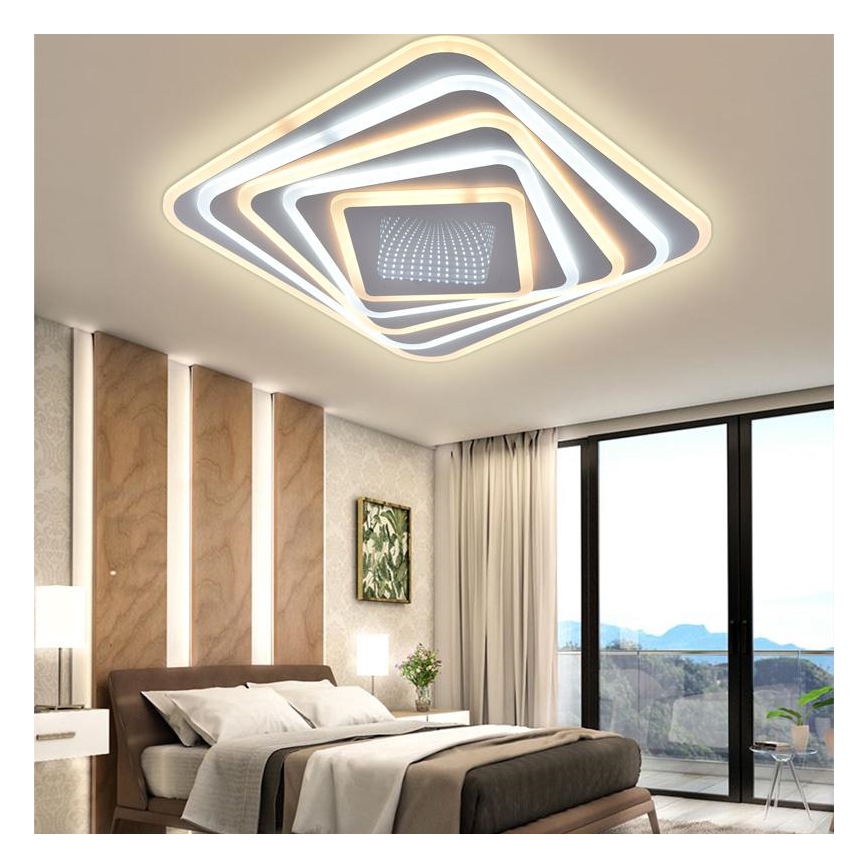 LED Pritemdomas lubinis šviestuvas LED/150W/230V 3000-6500K + nuotolinio valdymo pultas
