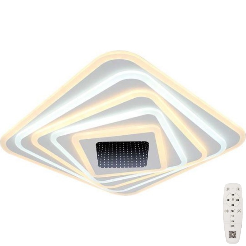 LED Pritemdomas lubinis šviestuvas LED/150W/230V 3000-6500K + nuotolinio valdymo pultas