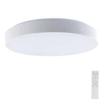 LED Pritemdomas lubinis šviestuvas LED/40W/230V 3000-6500K 39,5 cm balta + nuotolinio valdymo pultas