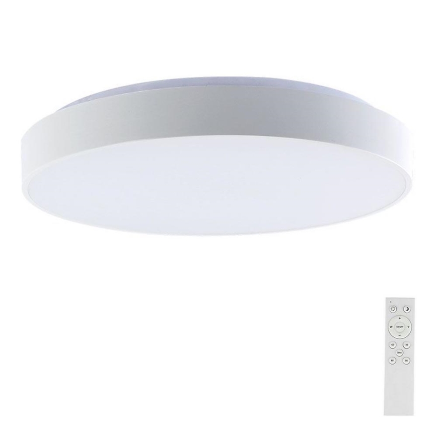 LED Pritemdomas lubinis šviestuvas LED/40W/230V 3000-6500K 39,5 cm balta + nuotolinio valdymo pultas