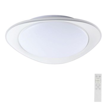LED Pritemdomas lubinis šviestuvas LED/40W/230V 3000-6500K 45 cm balta + nuotolinio valdymo pultas